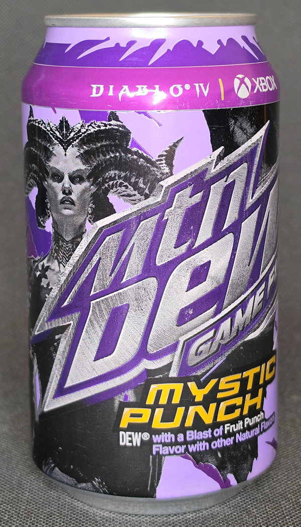mtn dew Game Fuel Mystic Punch Diablo 4 USA 2023