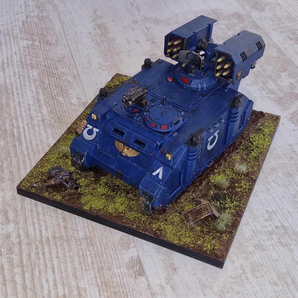 Fahrzeug auf der Baseplate