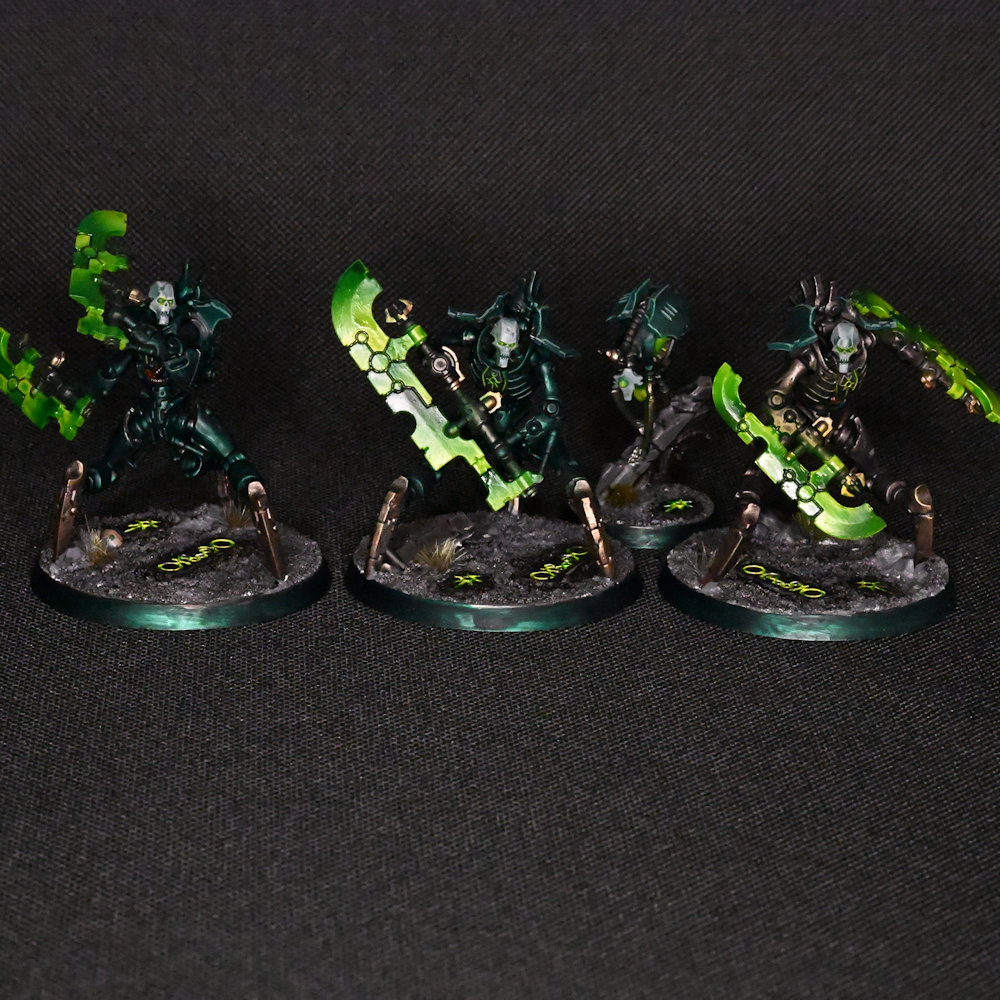 Skorpekh Destroyers der Necron Tsarakura Dynasty